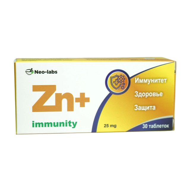Neo Цинк таблетки для иммунитета с витамином C, 30 шт