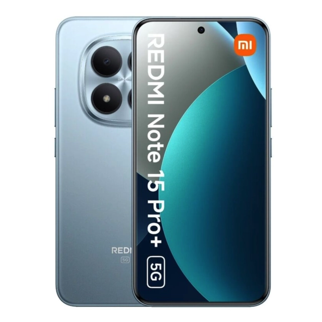 Смартфон Xiaomi Redmi Note 15 Pro+ 5G 12/512GB, Glacier Blue