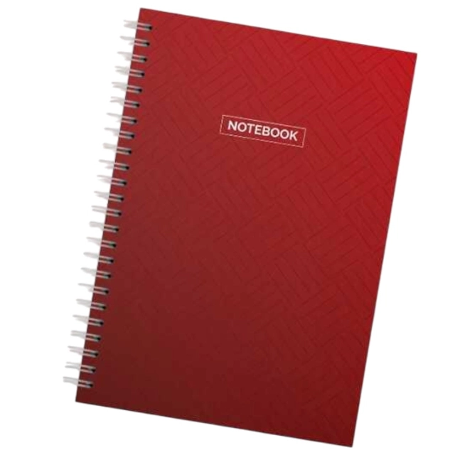 Yaprak A4 Spiralli qizil daftari (140 bet)