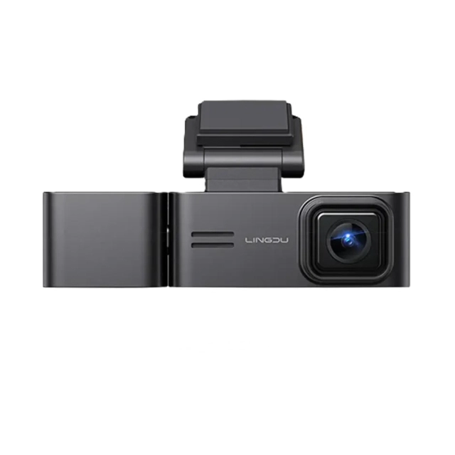 LINGDU Dash Cam C34 3 Channels 4K videoregistratori , Black