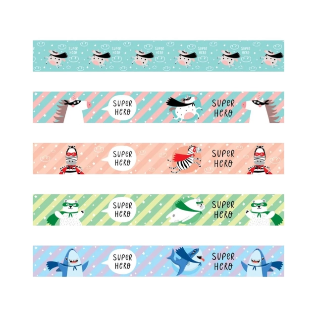 Закладки магнитные для книг, ArtSpace "Super Hero" блестки 10 шт