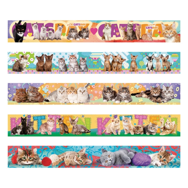 Закладки магнитные для книг, ArtSpace "Котята" блестки 10 шт