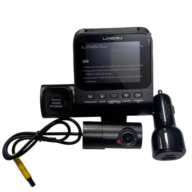 LINGDU V630 3 Kamerali 4K Video Registrator