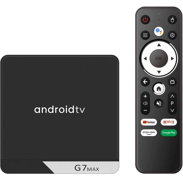 Смарт ТВ приставка Android G7 Max 4/32 ГБ , Black