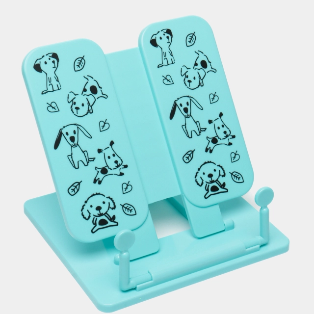 Plastik kitob stendi  ErichKrause Little Dogs 58068, Mint Green