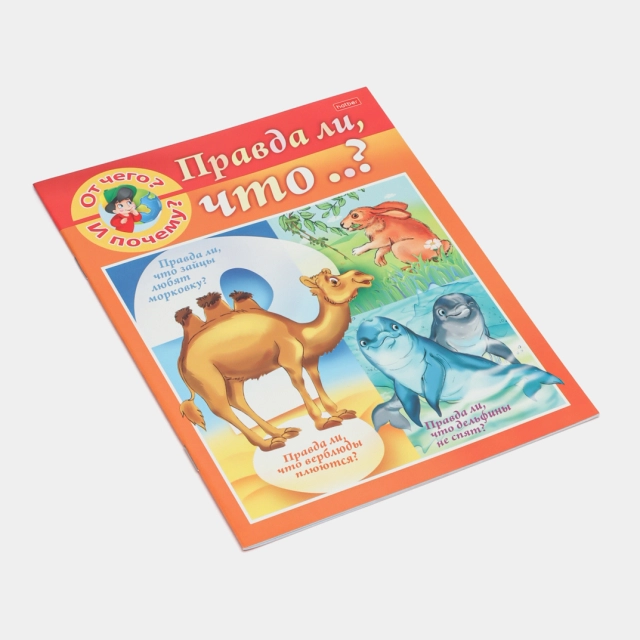 Книжка, 8 листов, А5, цветной, От чего и почему? Правда ли что..? 8Кц5-19723