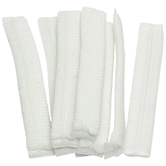 Bir martalik "Sharlott" qalpoqchalari 50 dona, White