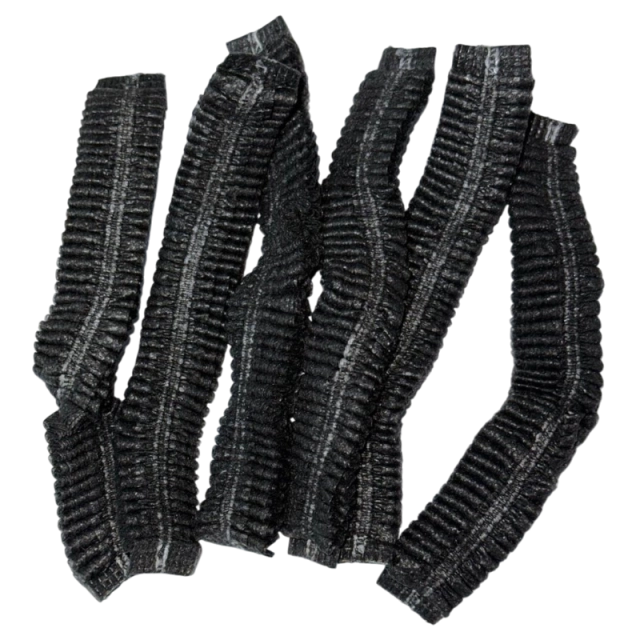 Bir martalik "Sharlott" qalpoqchalari 50 dona, Black