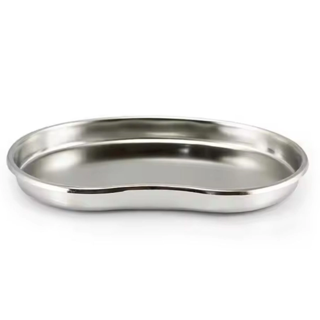 Zanglamaydigan po&lsquo;latdan yasalgan, kasalxonadagi tibbiy asboblar uchun mo&lsquo;ljallangan egilgan shakldagi nov