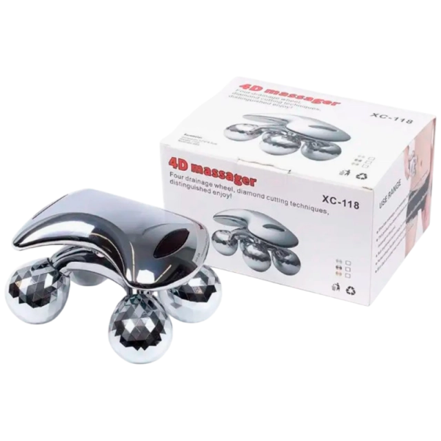 4D массажёр, лимфодренажное устройство для тела и лица
