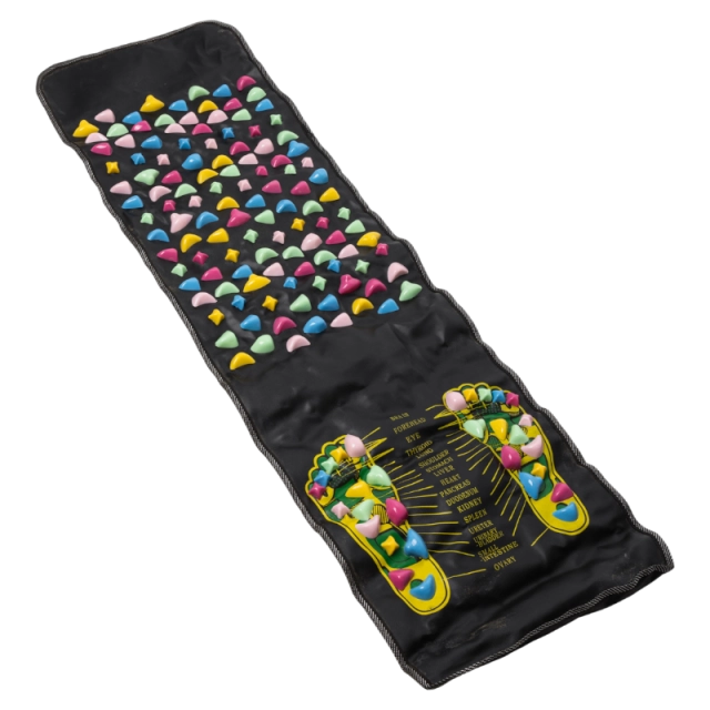 Массажный ортопедический коврик для стоп, с камнями