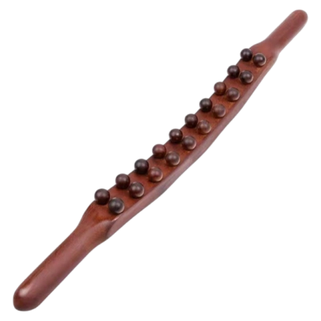 Деревянный массажер точечный "Коромысло" для спины, антицелюлытный, тела, живота