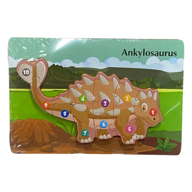 Taxta pazl: Ankylosaurus