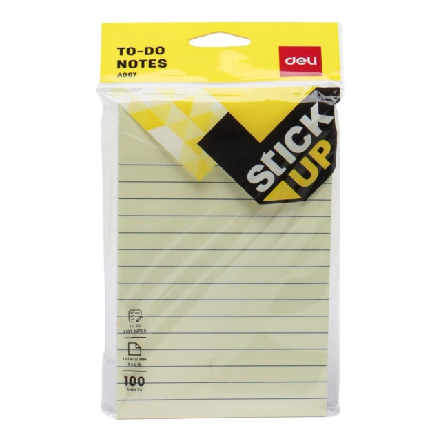 Yopishqoq qaydlar uchun stikerlar Deli 00752