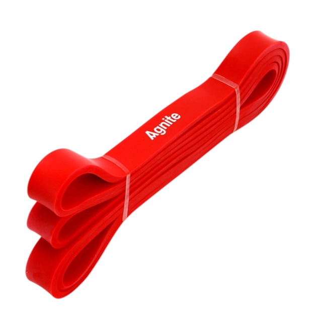 Эластичная лента для йоги Agnite Deli ER253-RD Red