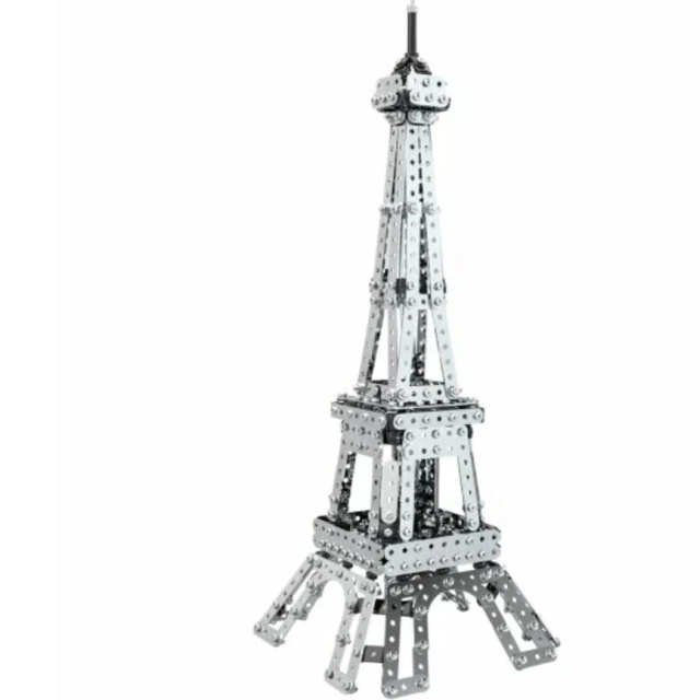 Поделкин детский металлический конструктор. Эйфелева башня 838 элементов KMR-07