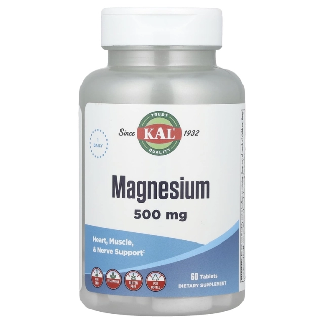 KAL Magnesium Complex 500 mg, 60 таблеток (57320)