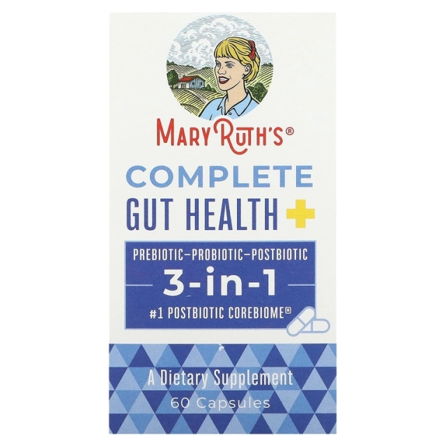 MaryRuth's Complete Gut Health 3-в-1, 60 капсул (47153)