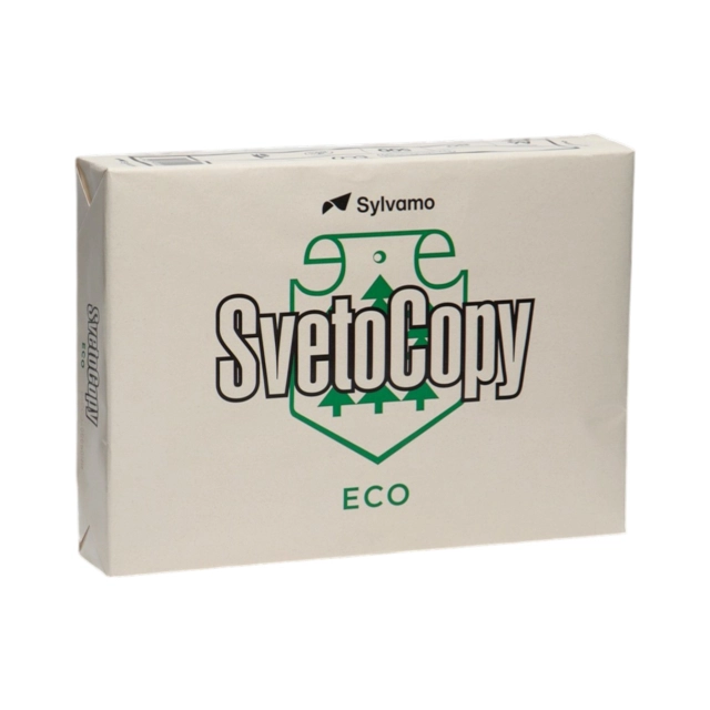 Жёлтая бумага A4 для офисной техники Eco Svetocopy, 500 листов