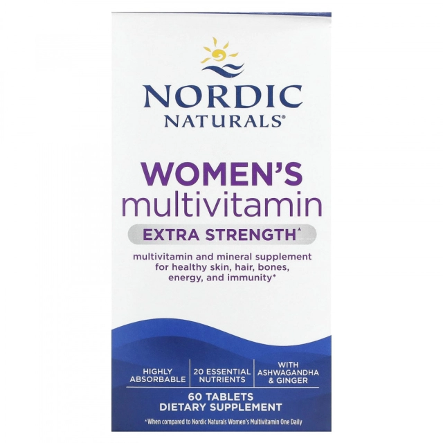 Nordic Naturals Women's Multivitamins (мультивитамины для женщин, 60 таблеток) (01552)