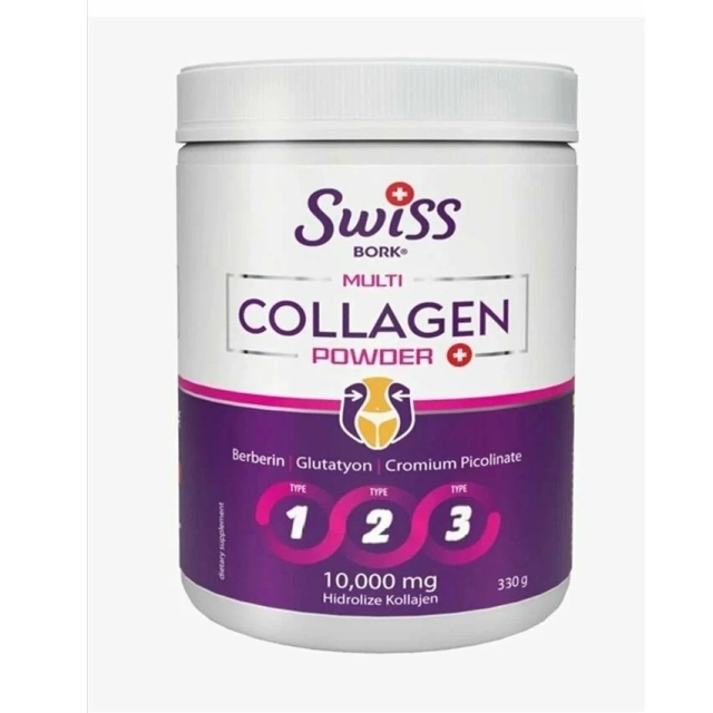 Swiss Bork Коллаген 10.000 мг, 330 г витаминно-минеральный комплекс для красоты и здоровья (02018)