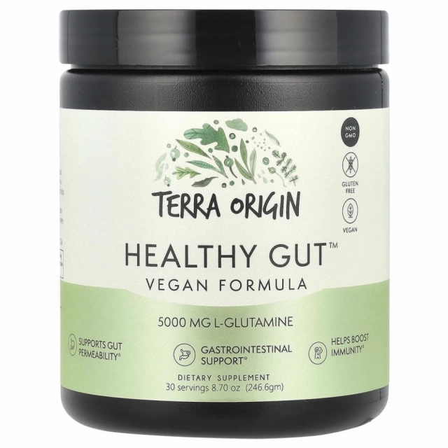 Terra Origin Healthy Gut&trade; Vegan Formula, 246,6 g (Qorin-ichak faoliyatini qo&lsquo;llab-quvvatlash uchun kukun, vegan formulasi) (00733)