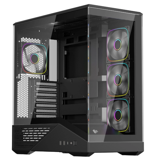 Компьютерный корпус 1STPLAYER FIREBASE GM7, black