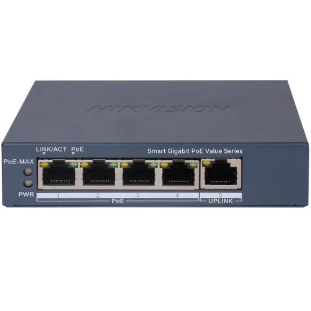 Коммутатор Hikvision DS-3E1505P-EI/M