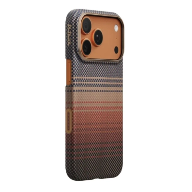 iPhone 17 Pro MAX uchun Pitaka ultra-slim case g&lsquo;ilofi, (Sunset)