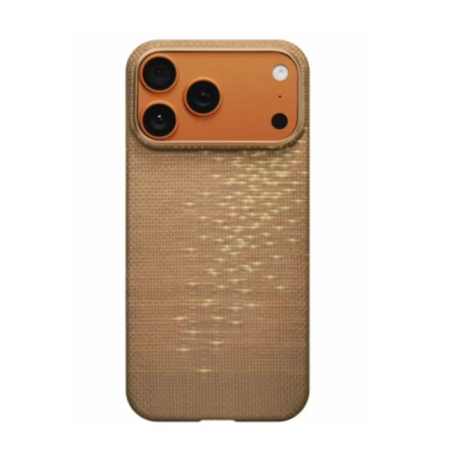 Чехол Pitaka ultra-slim case для iPhone 17 Pro Max, (Golden Glint)