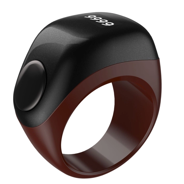 Электронный тасбех Zikr Ring lite на все размеры пальца, Red