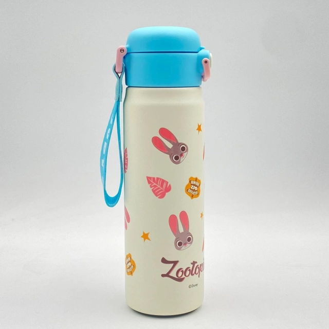 Zootopia Krolik 786T-17 Zanglamaydigan po&lsquo;latdan termos 500 ml, White