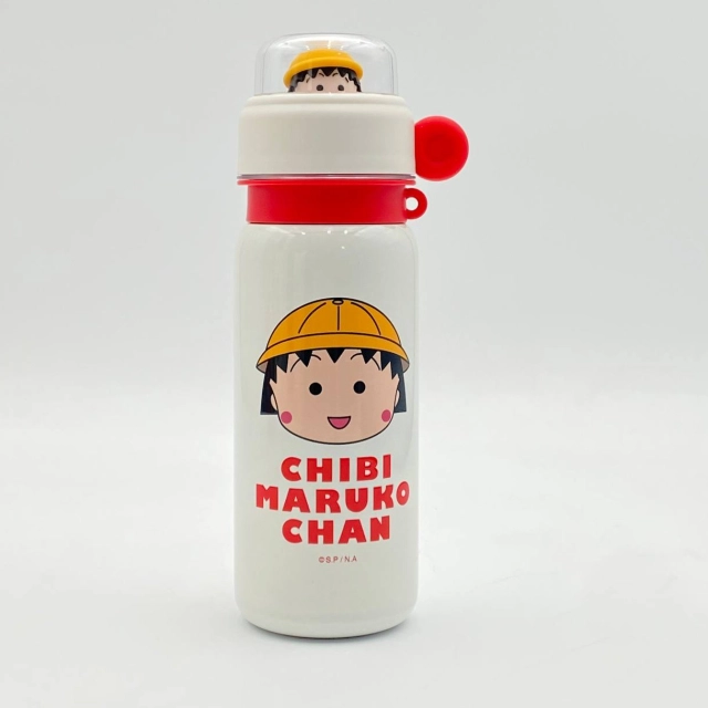 Chibi maruko chan 786T-18 Zanglamaydigan po&lsquo;latdan termos 500 ml, White