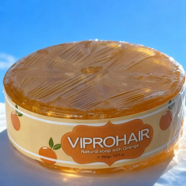 Натуральное мыло с экстрактом апельсина (90г)