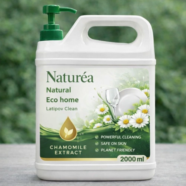 Naturеa Natural Eco home &mdash; Moychechak ekstraktli ekologik idish yuvish geli (2000 ml)
