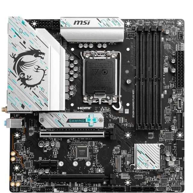 MSI B760M GAMING PLUS WIFI DDR5 ona plata