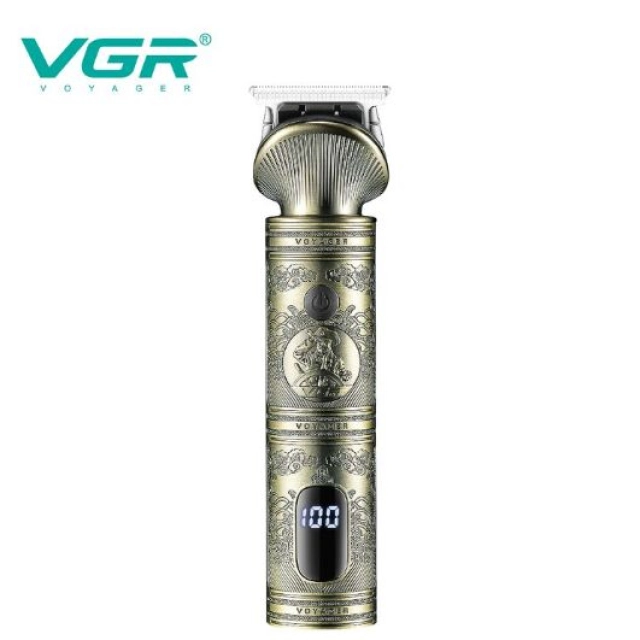 Профессиональный беспроводной триммер, для стрижки бороды, усов и волос VGR 106