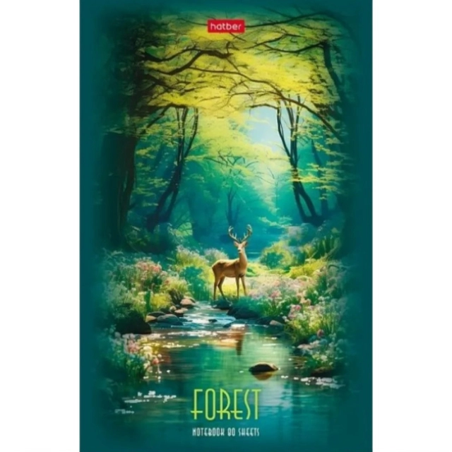 Forest Biznes bloknot, katakli, A5 formatda, 80 bet 80Б5лВ1_31250