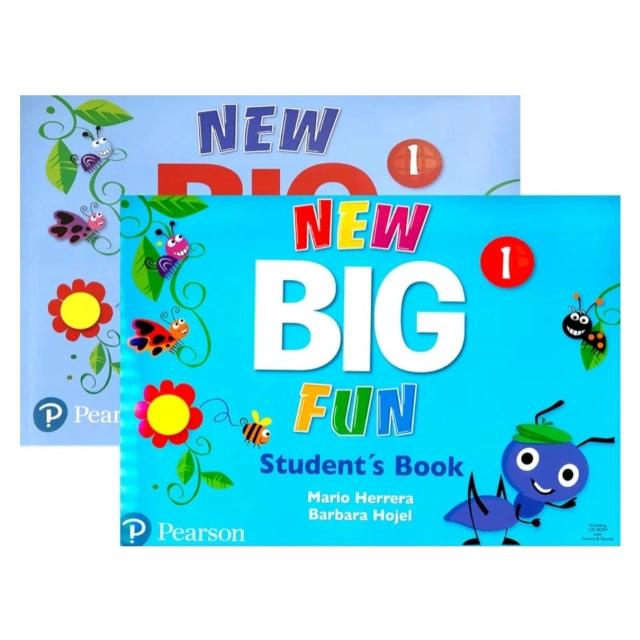 Herrera Mario, Hojel Barbara: New Big Fun 1. Student's book + Wookbook