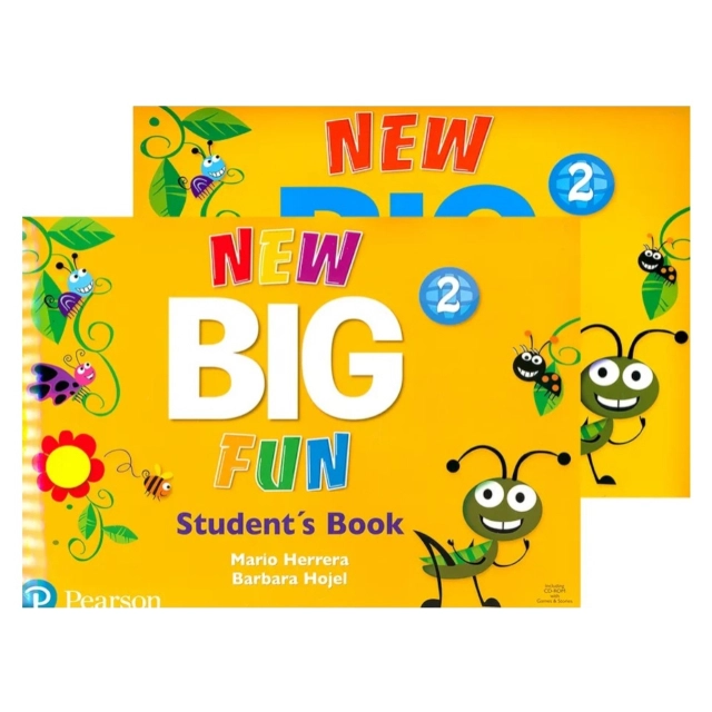 Herrera Mario, Hojel Barbara: New Big Fun 2. Student's book + Wookbook