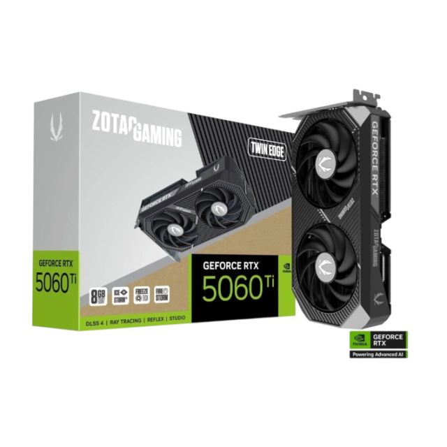 ZOTAC TWINEDGE RTX5060TI 8GB videokartasi