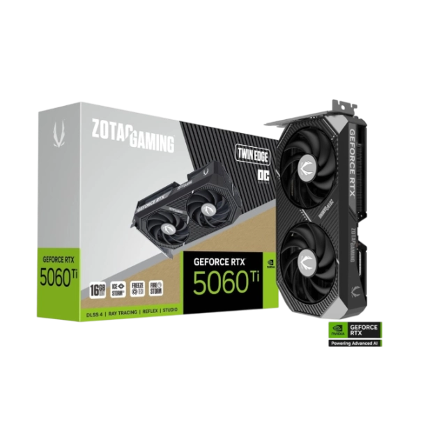 ZOTAC TWINEDGE RTX5060TI 16GB videokartasi