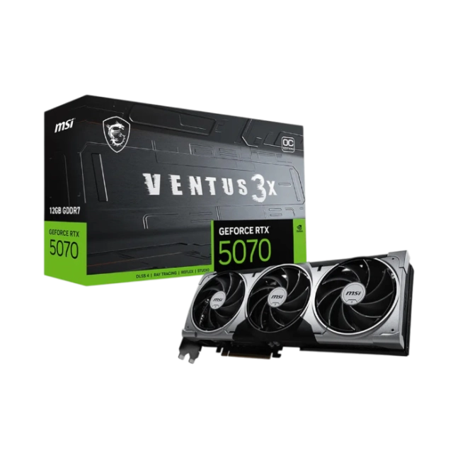 MSI VENTUS 3X RTX5070 12GB videokartasi