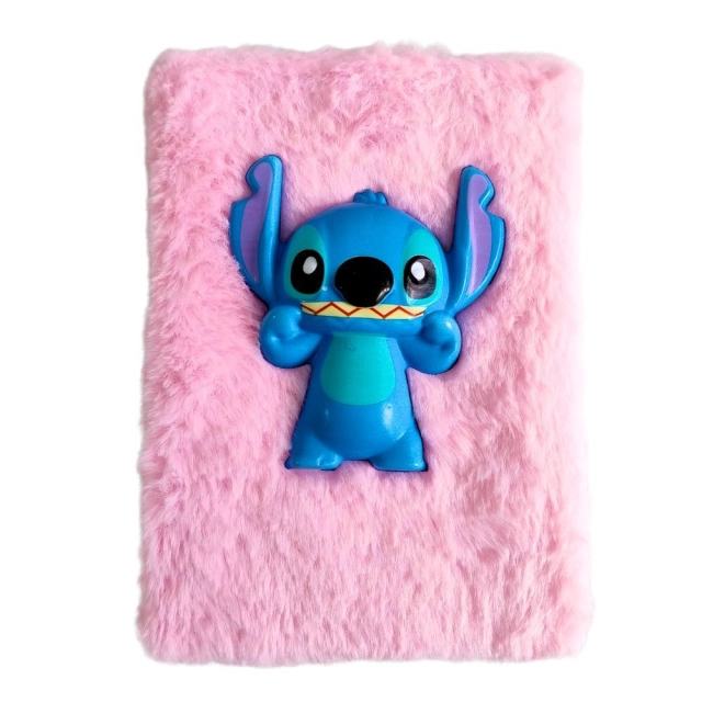 Пухлый блокнот Stitch(розовый)