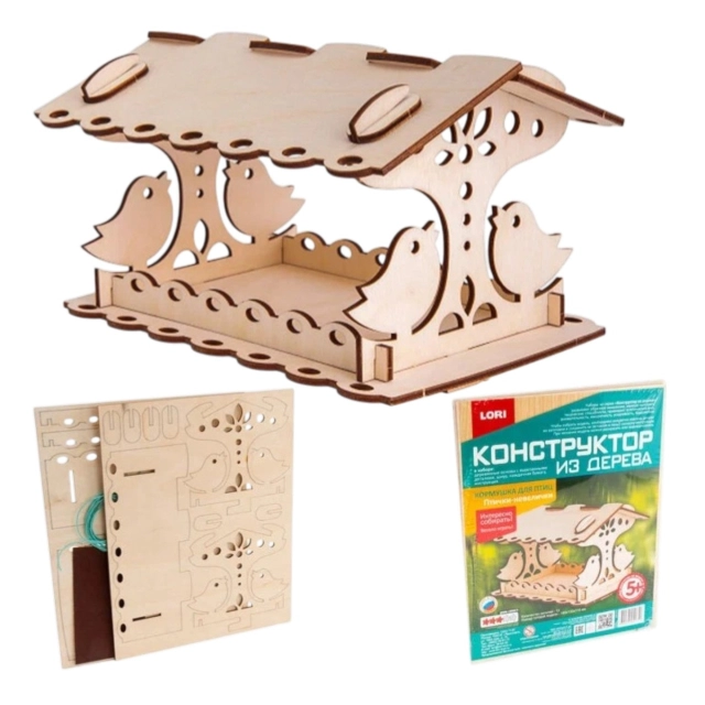 Деревянный конструктор: Птички-невелички Фн-019