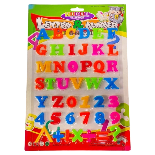 Letter & Number: Magnitli alifbo (lotincha)