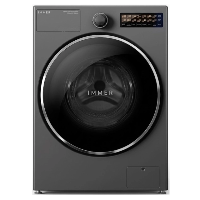 Kir yuvish mashinasi Immer Carbon T12DD Inverter 12/8 kg (Yuvish+Quritish)