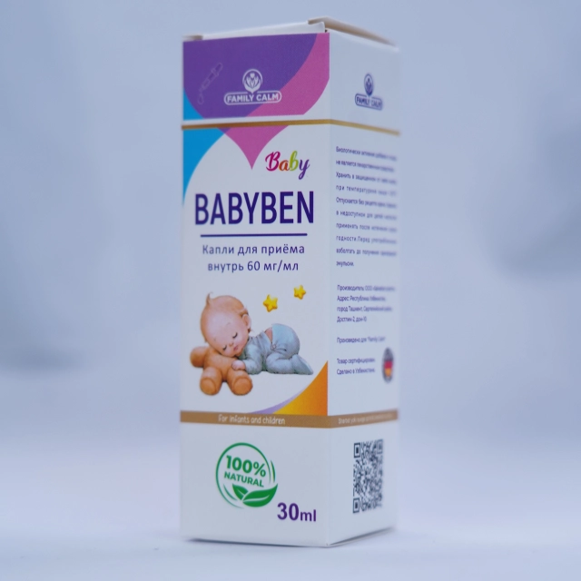 Bebiben Baby Family Calm kolikaga qarshi tomchilar 60 mg/ml 30 ml