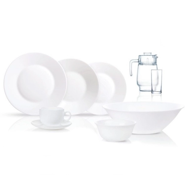 Набор столовой посуды Luminarc Essence white 46 предметов (N1220)