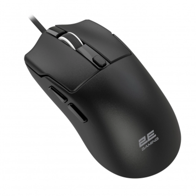 2E GAMING MG315 sichqonchasi, USB‑A, qora